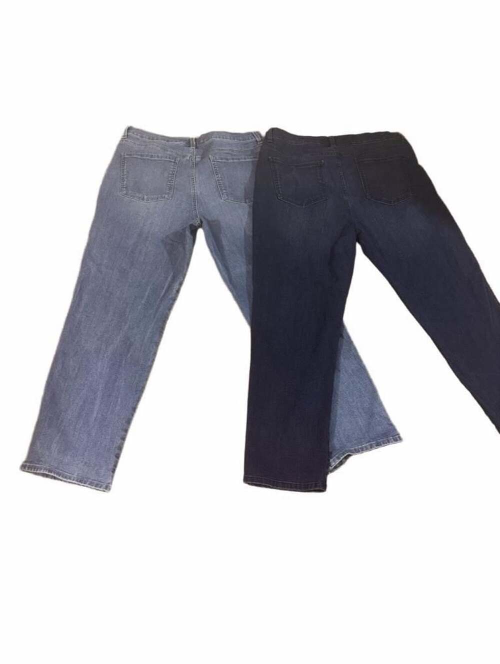 Time and Tru Women's High Rise Straight Leg jeans Amanda 16 - Picture 2 of 4